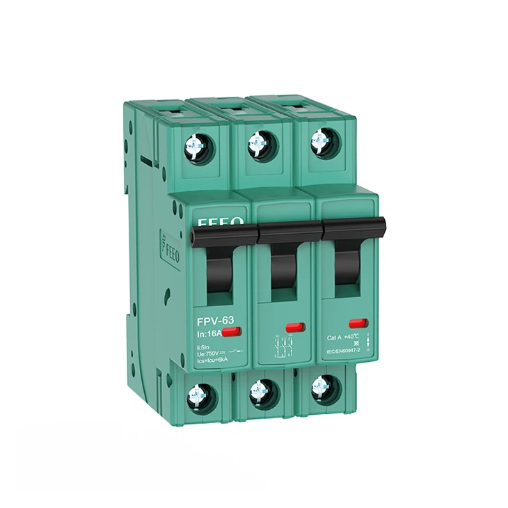 DISYUNTOR DC PARA PANELES 750V