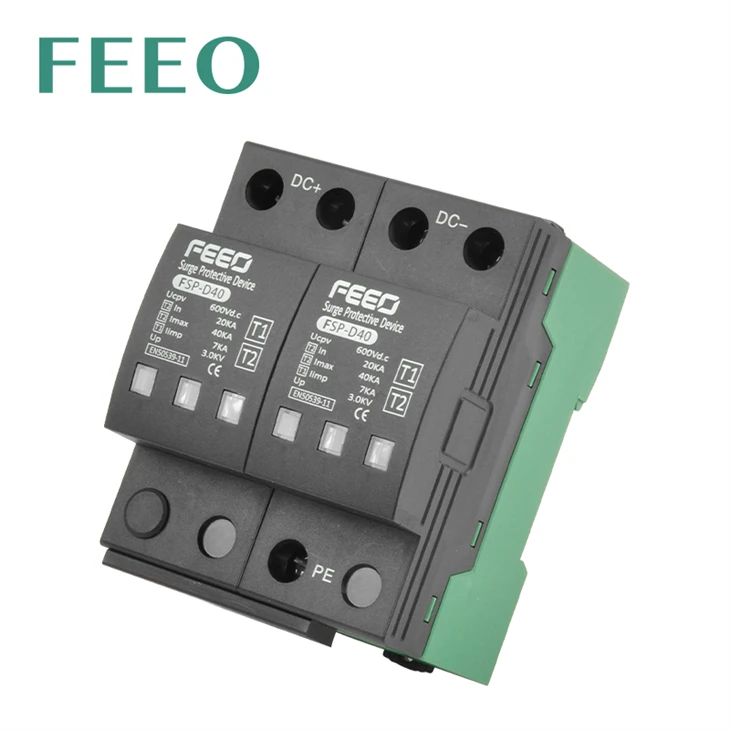 2P 1000VDC T1+T2 Surge Protective Device