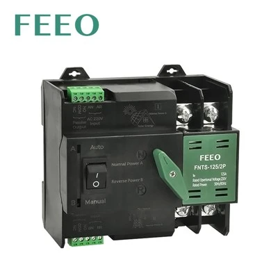 630v AC 100A 2P ATS Interruptor de transferencia automática de doble potencia