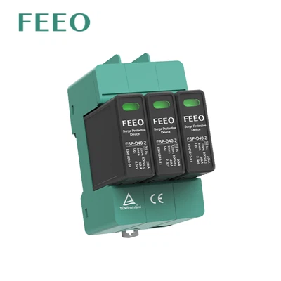 Dispositivo protector contra sobretensiones DC SPD DC de alta calidad tipo2 3P 1000VDC